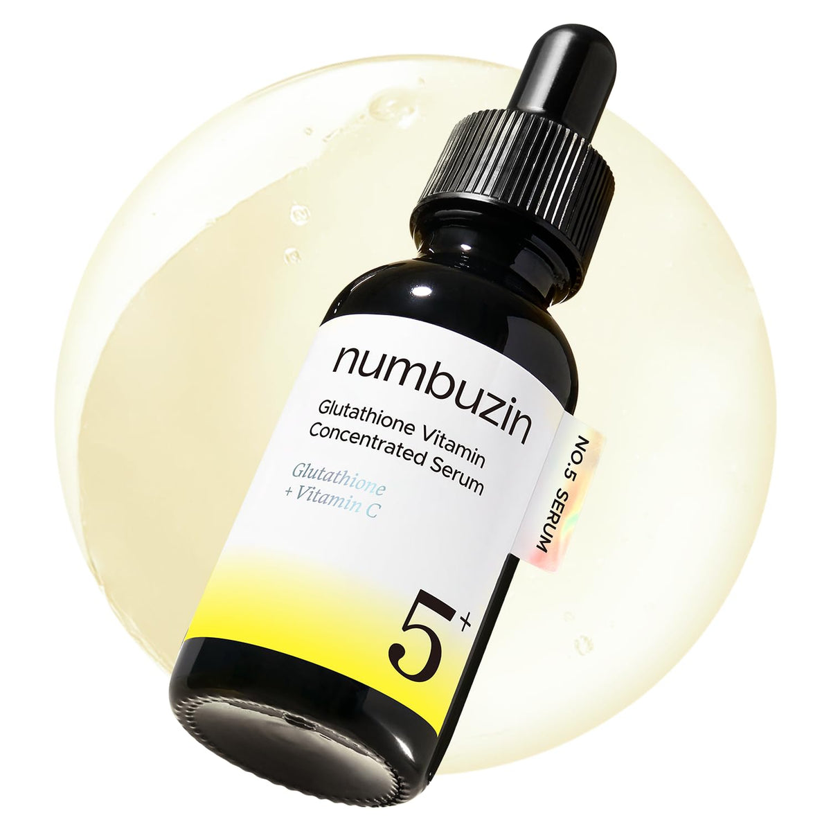 numbuzin front packaging showing bottle and branding for clear presentation