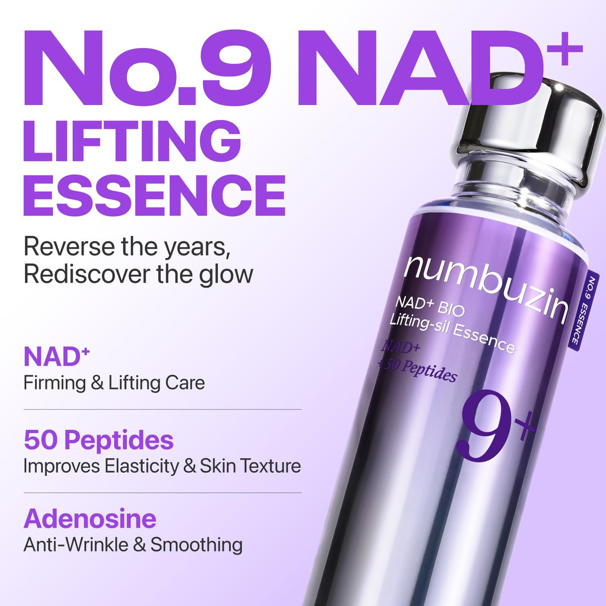 numbuzin close-up of serum texture for fast absorption benefit