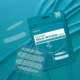 NURIVE patch compared in hand to show medium size and placement guidance