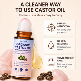NUROOT amber glass bottle profile protecting oil freshness for travel benefit