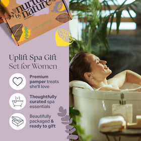 Nurture by Nature body scrub texture shown in open jar for exfoliating smoothness benefit