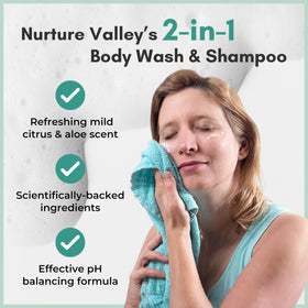 Nurture Valley hair application demo refreshing hair without water