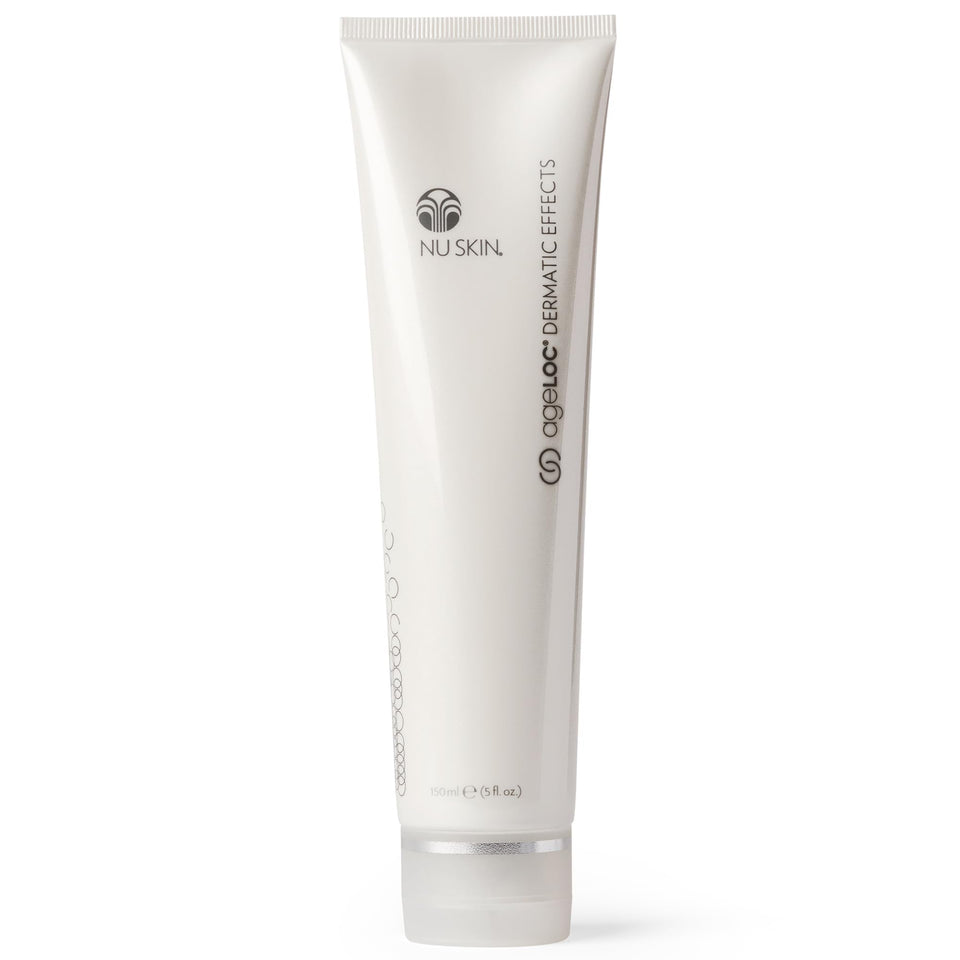 Nu Skin product front packaging showing sleek bottle and label benefit