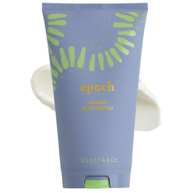 Nu Skin Epoch Baobab body butter jar front showing label and size benefit: clear product identity