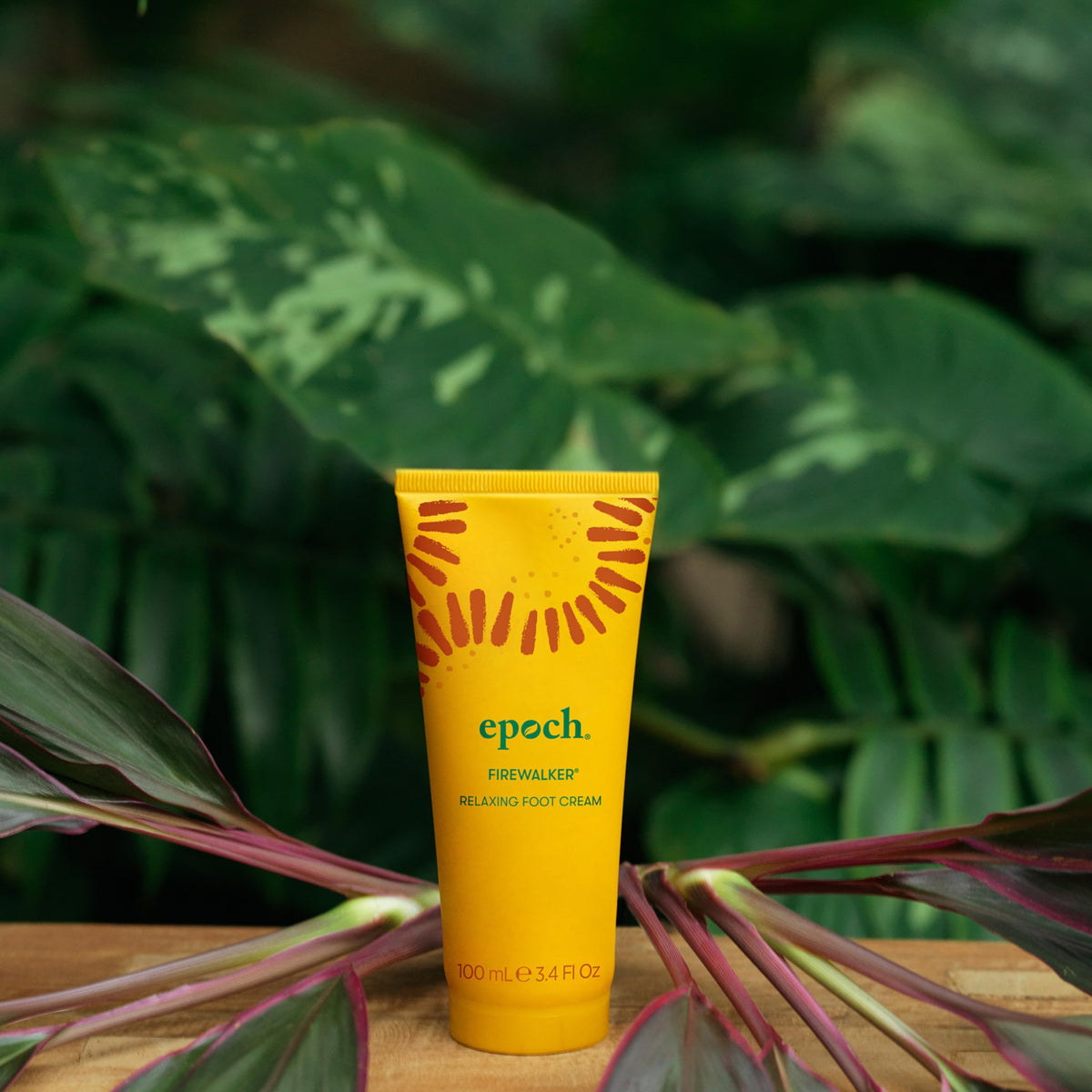 Nu Skin Epoch Firewalker in beach setting suggesting post-walk refreshment