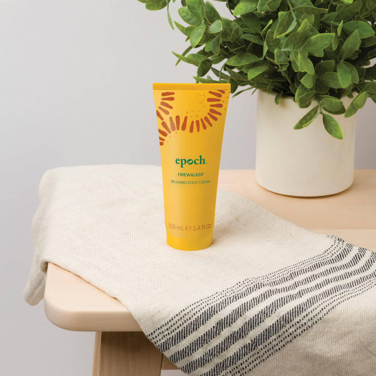 Nu Skin Epoch Firewalker before and after feet showing softer skin improvement