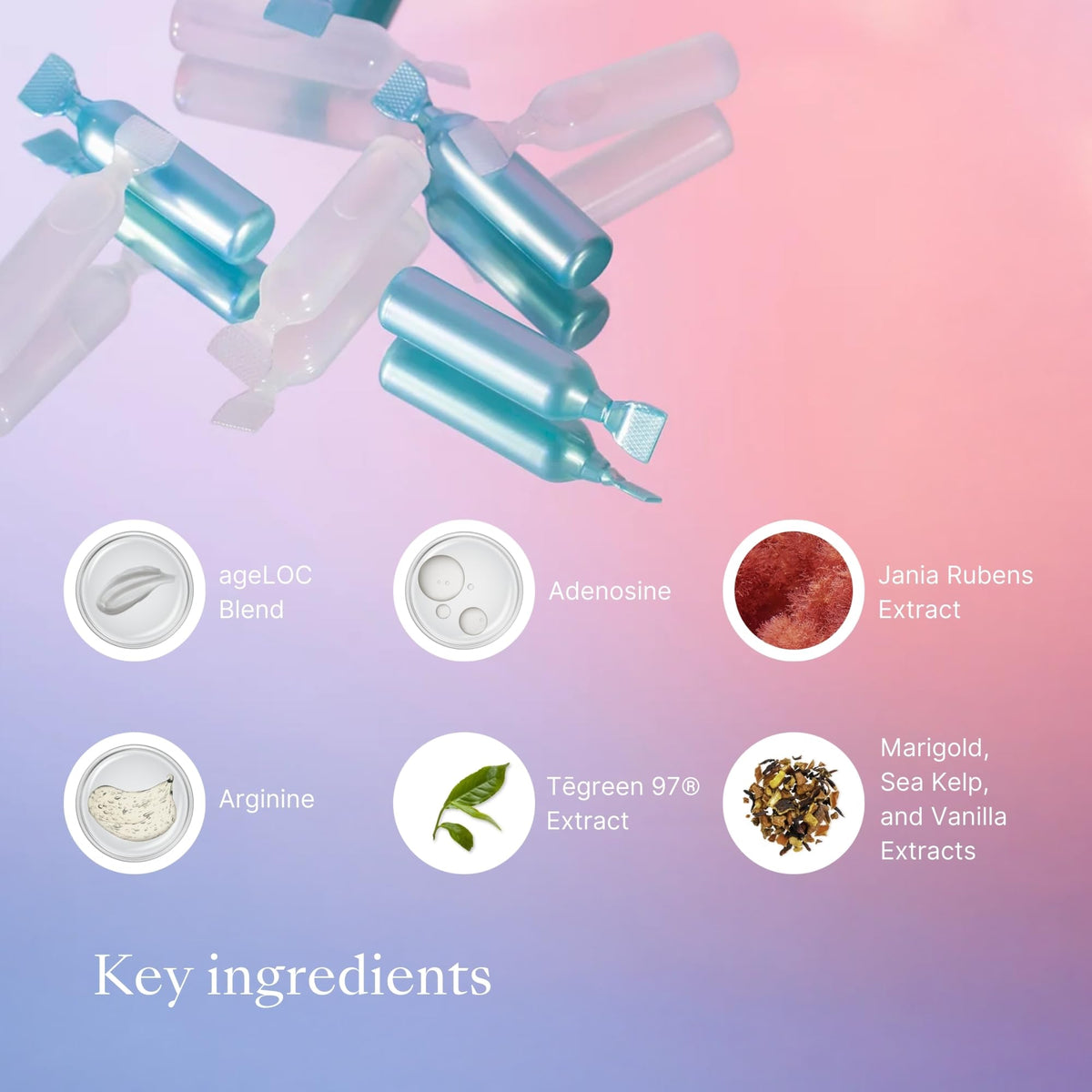 Nu Skin label and ingredient panel close-up for product clarity