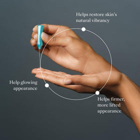 Nu Skin gels in use with galvanic device showing treatment benefit
