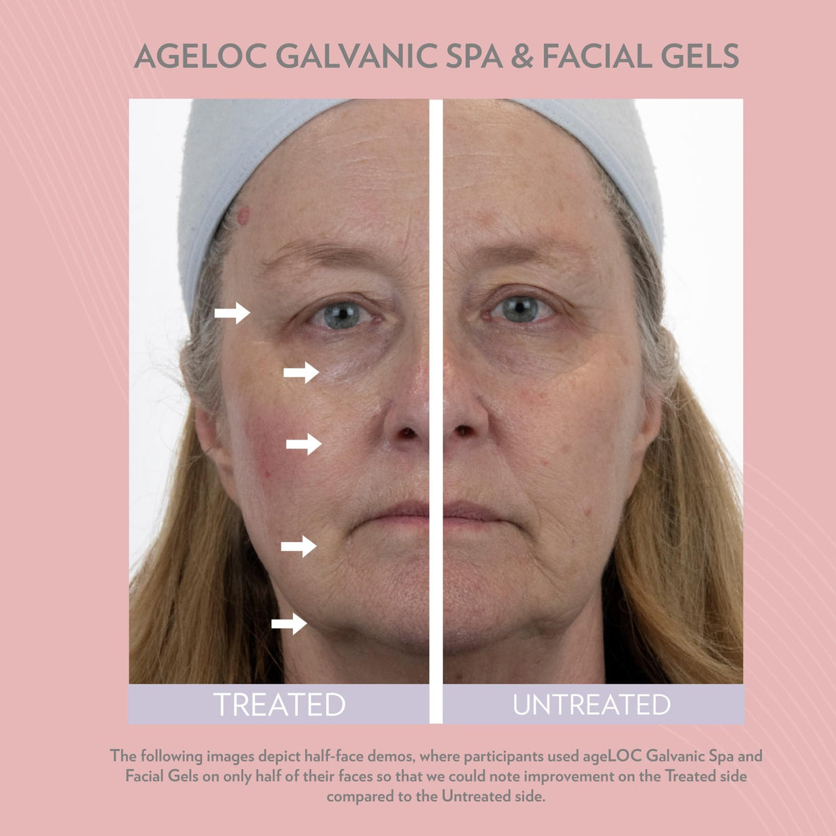 Nu Skin pre-corrector gel texture close-up showing smooth application