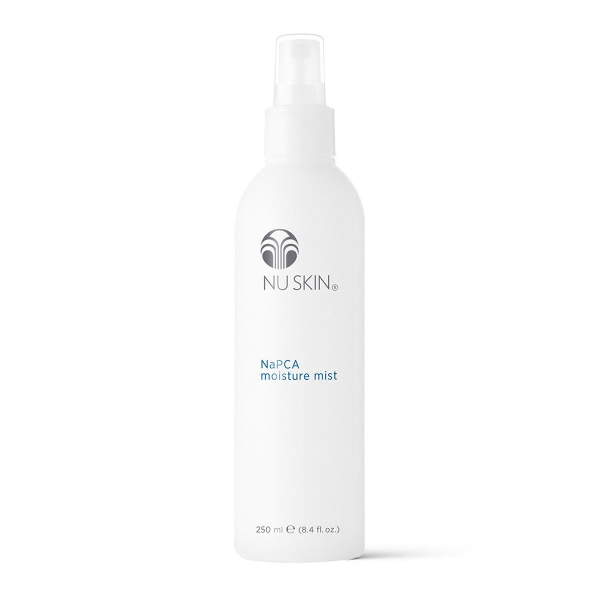 Nu Skin front packaging showing bottle and label for easy recognition and convenience