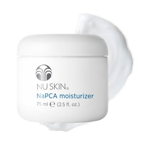Nu Skin front packaging showing tube and brand for clear identification and convenience