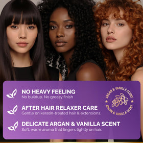 NUTRAHARMONY keratin and collagen visual emphasizing strength and reduced breakage