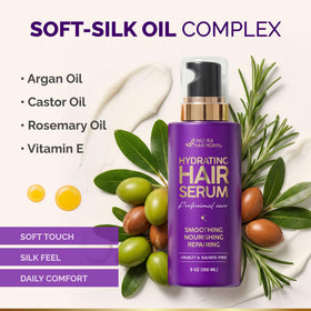 NUTRAHARMONY styled shiny hair demonstrating polished, frizz-free finish