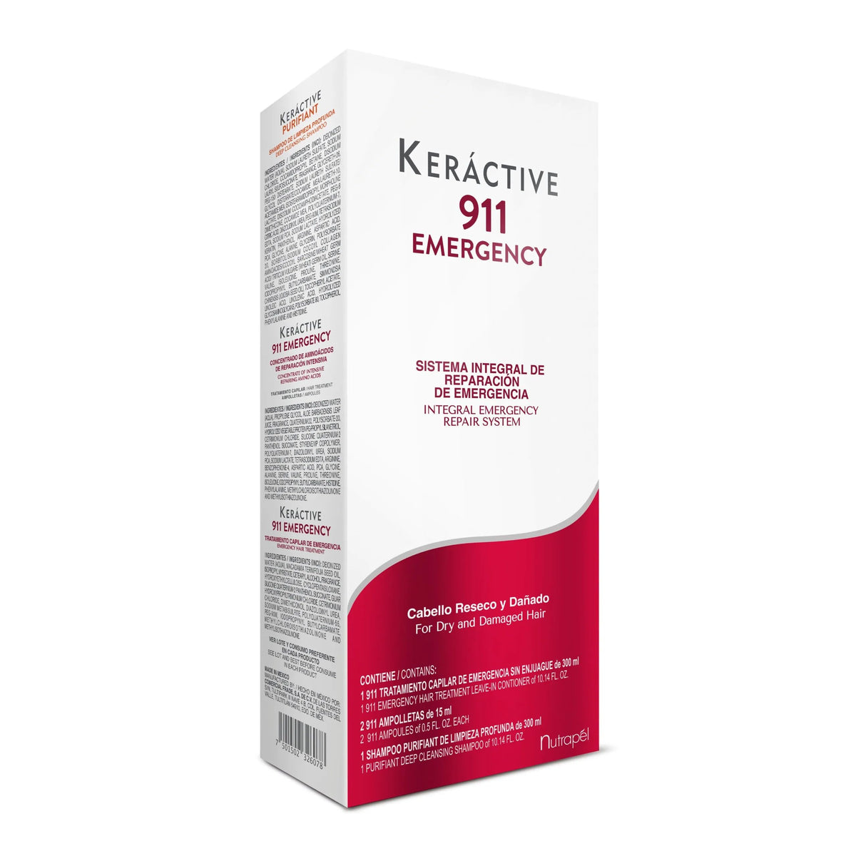 Nutrapel Keractive front packaging showing kit components and benefits