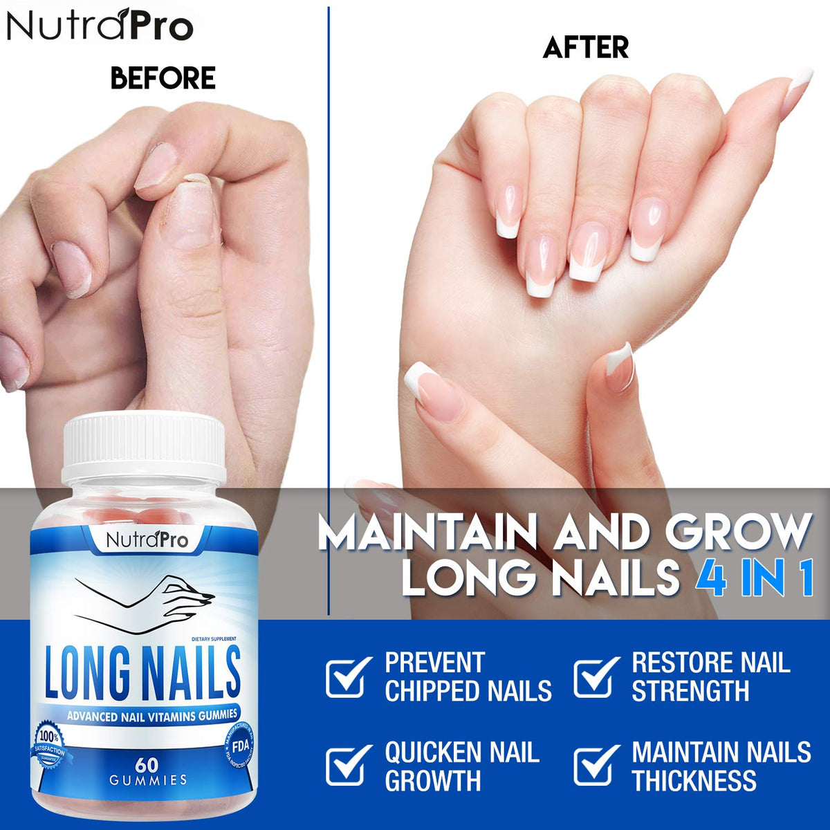 NutraPro gummy close-up texture highlighting chewable form and appetizing appearance