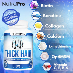 NutraPro product label close-up showing ingredients and manufacturing details