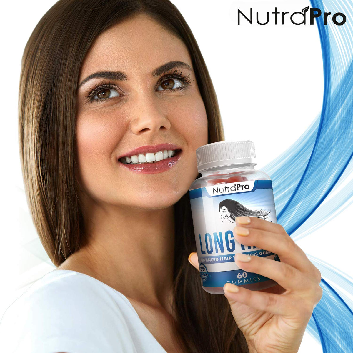 NutraPro lifestyle image of woman with fuller-looking hair