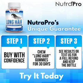 NutraPro gummies in hand showing serving size convenience