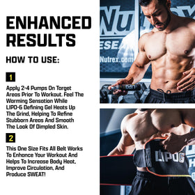Nutrex Research in a home workout scene showing comfortable midsection support during exercise