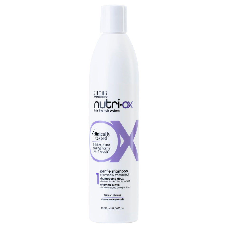 NUTRI-OX front bottle view showing label and peppermint scent benefit