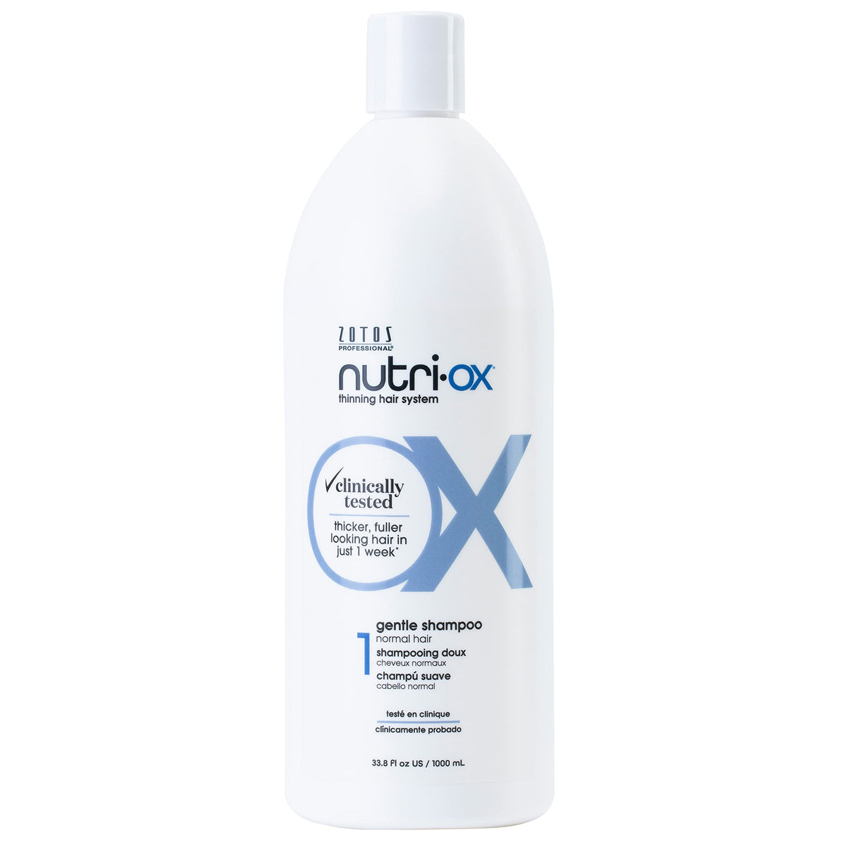 NUTRI-OX bottle front packaging showing label and size, conveys product trust