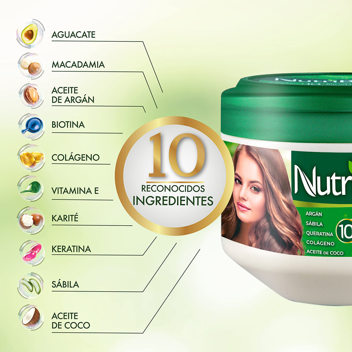 NUTRIBELA10 creamy texture close-up for deep hydration benefit