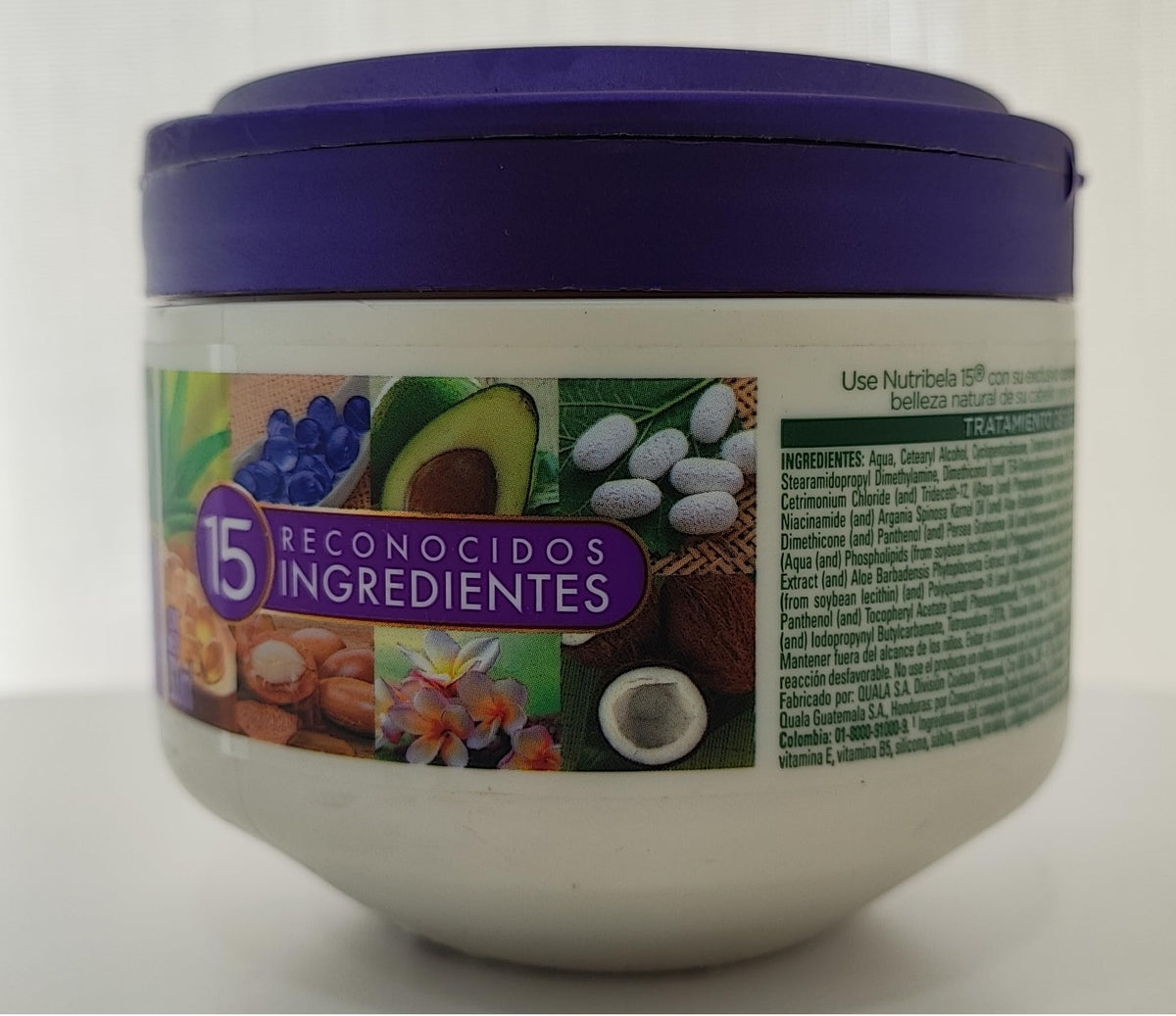 Nutribela 15 cream texture closeup showing smooth, rich formula benefit