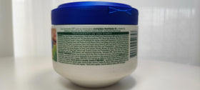 Nutribela 15 300 g container shown next to common household item to convey real size