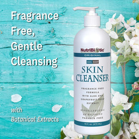 NutriBiotic close-up label displaying botanicals and ingredient highlights for reassurance