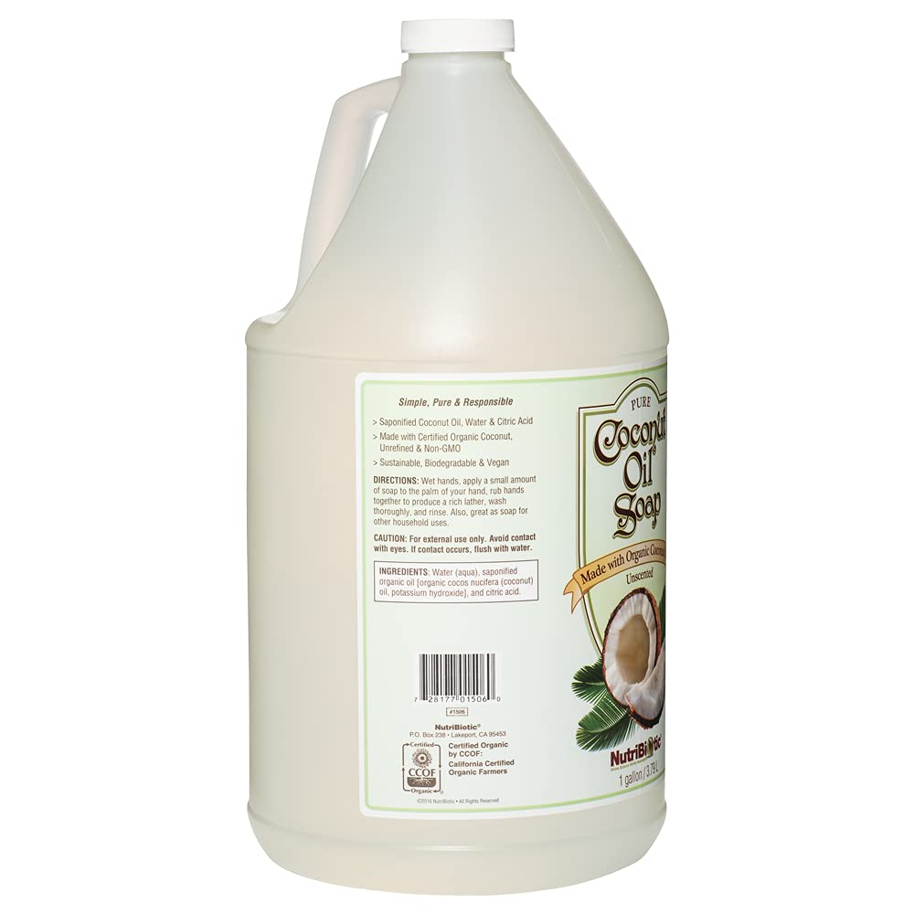 NutriBiotic label close-up with CCOF organic seal for trustworthy sourcing