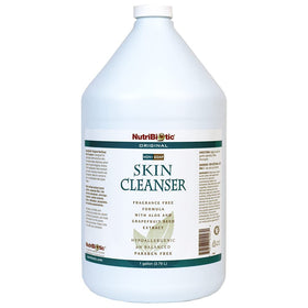 NutriBiotic gallon front label showing key features and gentle formula benefit
