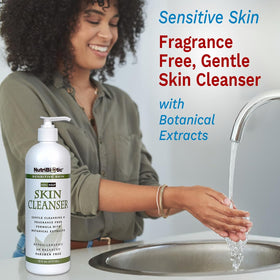 NutriBiotic close-up texture of the gentle gel cleanser for mild cleansing