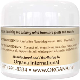NutriNoche Organa cream on a nighttime shelf to support bedtime relaxation rituals