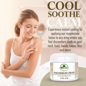 NutriNoche Organa cream texture close-up highlighting smooth, fast-absorbing lotion