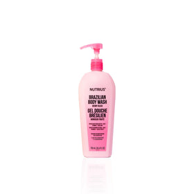Nutrius front bottle showing Berry Bliss label and moisturizing benefits