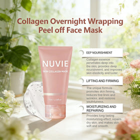 Nuvie Skin close-up of mask texture demonstrating smooth spreadability