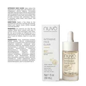 Nuvò bottle staged on bathroom shelf suggesting daily skincare routine benefit