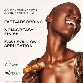 NUXE application on hair ends demonstrating shine, softness and frizz control