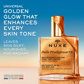 NUXE cap and nozzle detail for precise, no-drip application