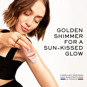 NUXE oil texture on skin demonstrating quick absorption and non-greasy finish