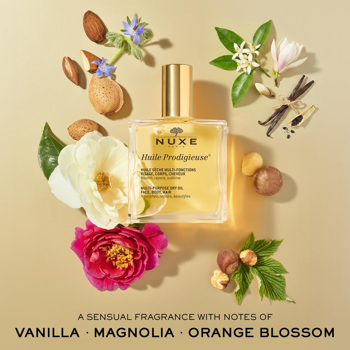 NUXE roll-on placed on bathroom counter in lifestyle scene for daily ritual appeal
