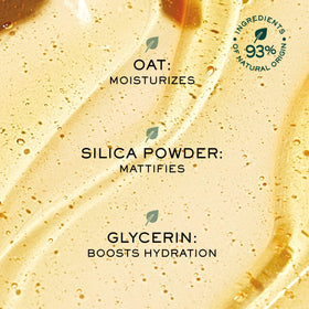 NUXE label highlighting honey and sunflower ingredients for soothing benefit