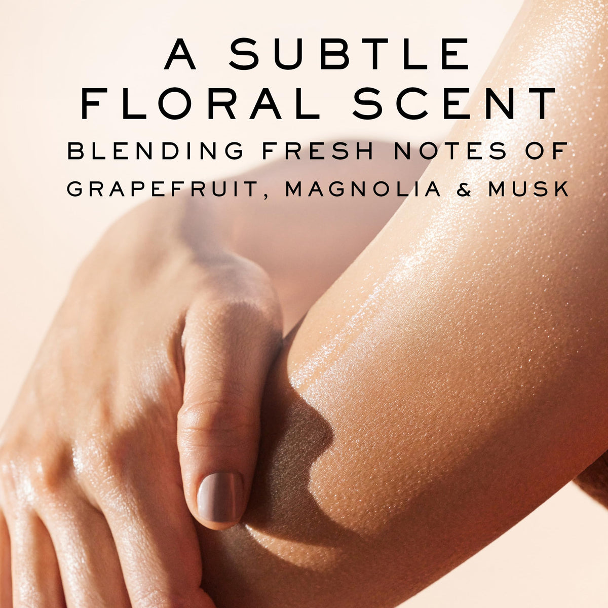 NUXE ingredients shot with sweet almond oil and botanicals, emphasizes nourishment