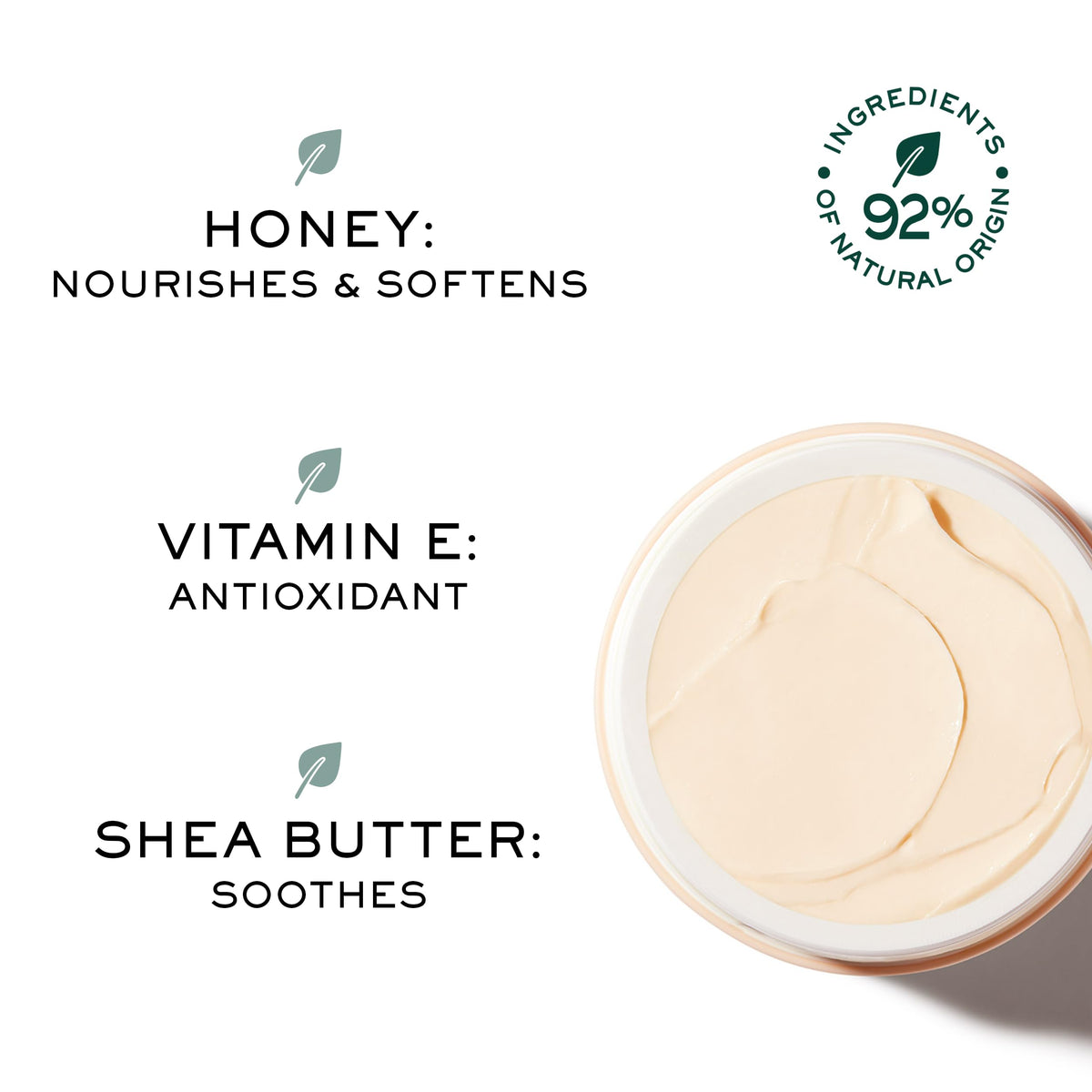 NUXE balm being applied to cheek demonstrating calming and moisturizing effect