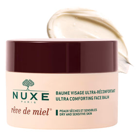 NUXE jar front view showing label and packaging with nourishing benefits