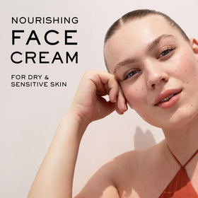 NUXE balm texture close-up highlighting creamy melt-in feel for hydration