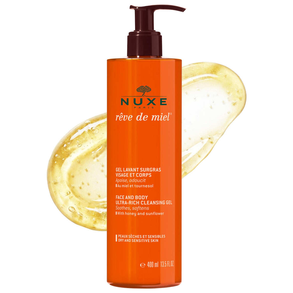 NUXE front packaging showing label and size for clear product identification and trust