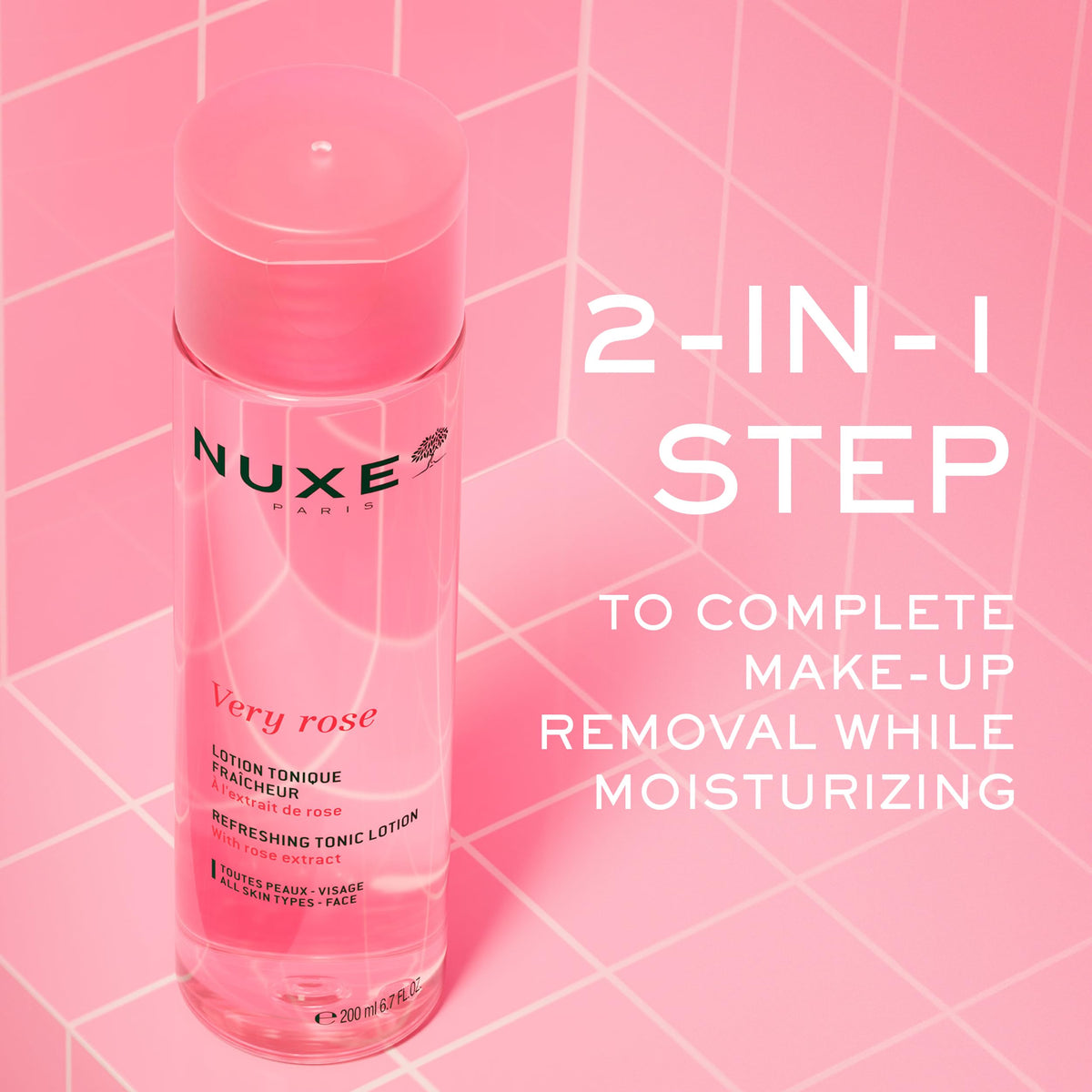 NUXE close-up of melting gel texture demonstrating gentle hydration