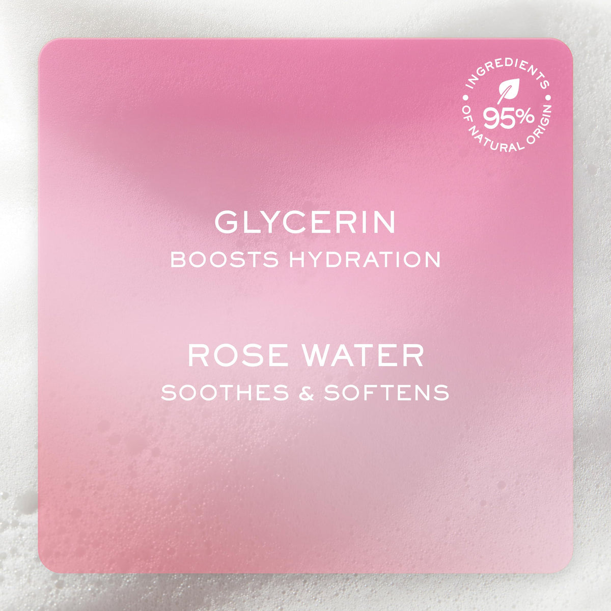 NUXE rose floral water bottle and rose petals highlighting botanical ingredients benefit soothing
