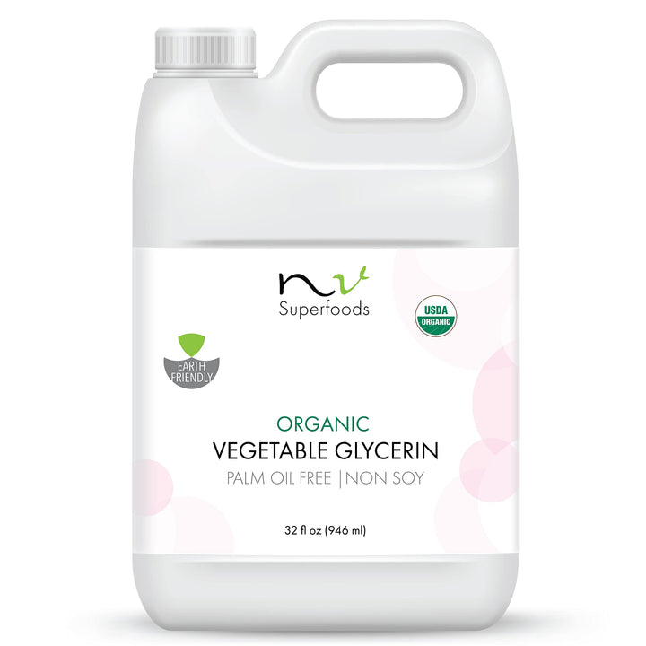 NV Superfoods front label bottle showing organic certification and clean design benefits clarity